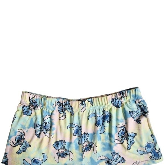 Disney Stitch print multicolor pajama sleep shorts sz M - Picture 4 of 9